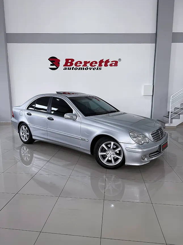 Carro mercedes benz c 180 k 2005 na Beretta Automóveis em Criciúma SC