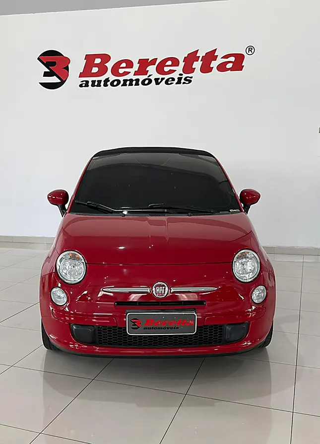 Veiculo fiat 500 cabrio dual 2014 na Beretta Automóveis em Criciúma