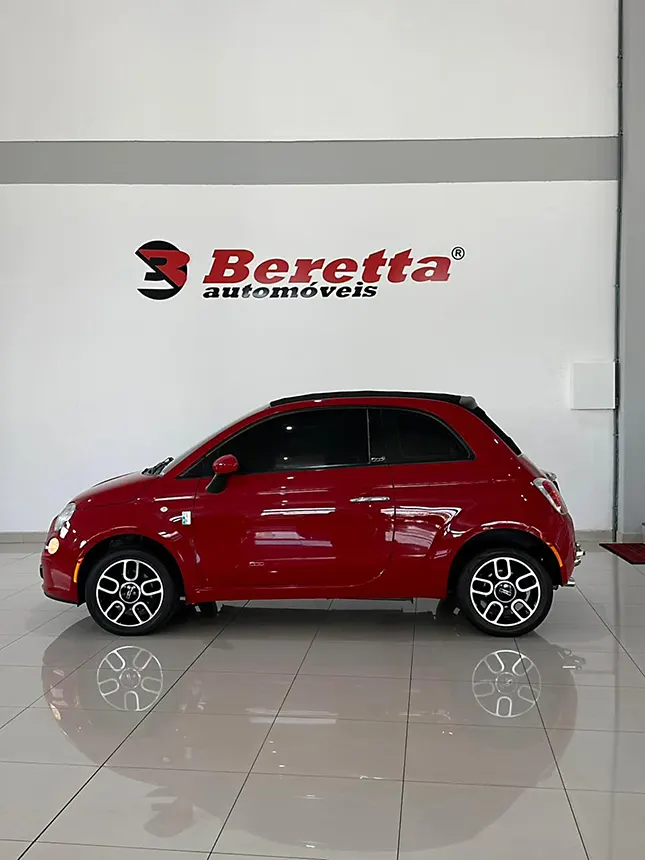 Car fiat 500 cabrio dual 2014-2 na Beretta Auto móveis em Criciúma