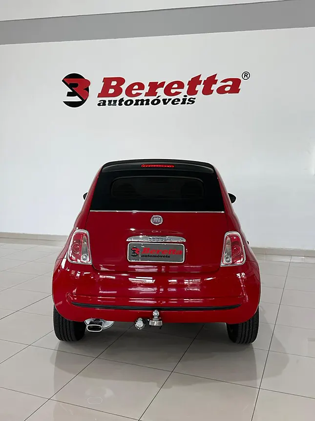 Carro fiat 500 cabrio dual 2014-3 na Beretta Automóveis loja de carros em Criciúma